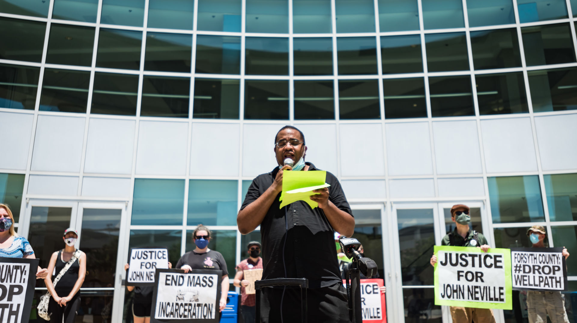 Black Lives Matter protest for John Neville